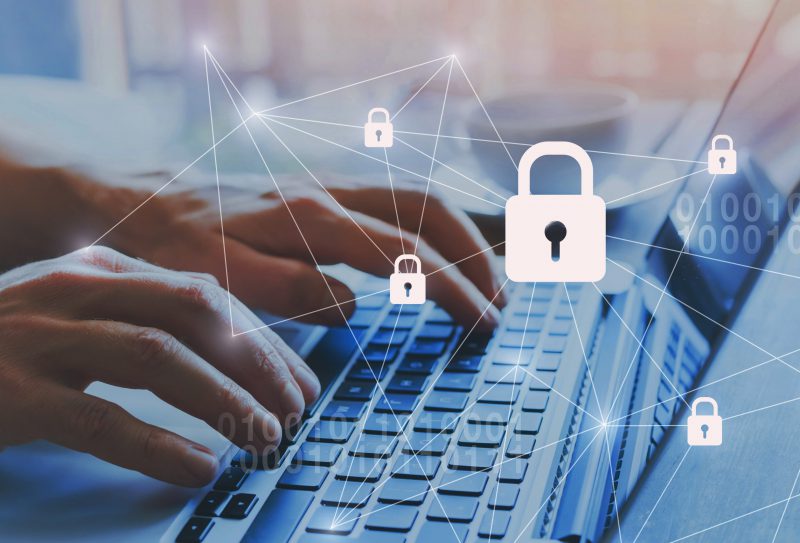 Internet,Security,And,Data,Protection,Concept,,Blockchain,And,Cybersecurity